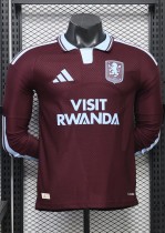 26-27 Aston Villa Home Long Sleeve Player Version Soccer Jersey*长袖球员 26-27 Aston Villa Home Long Sleeve Player Version Soccer Jersey*长袖球员