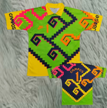 1995 Mexico Green Campos #1 GoalKeeper Retro Soccer Jersey