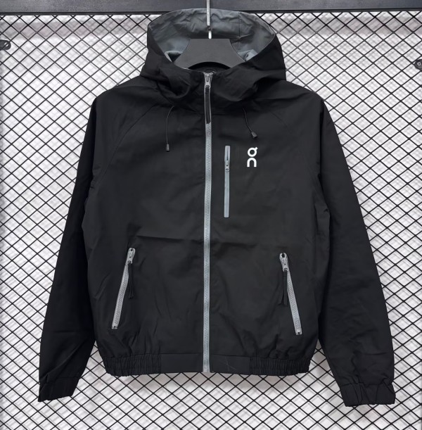2026 ON Black Windbreaker