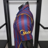 27-28 BAR Home Player Version Soccer Jersey