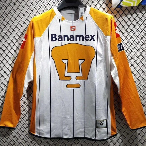 2003-2004 Pumas UNAM Home Long Sleeve Retro Soccer Jersey