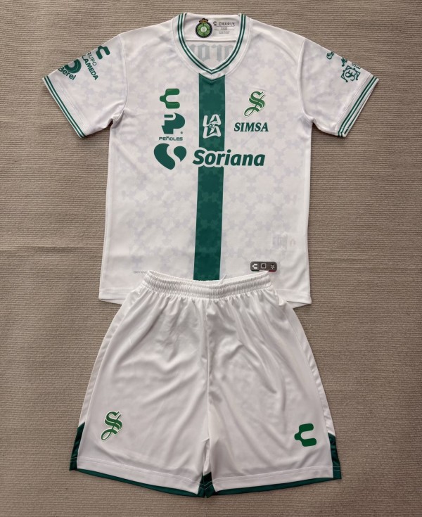 26-27 Santos Laguna Away Kids Soccer Jersey