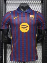 27-28 BAR Home Player Version Soccer Jersey