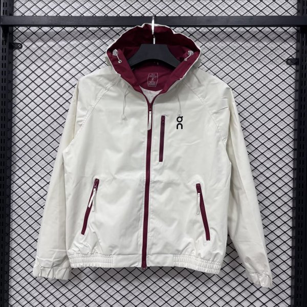 2026 ON White Windbreaker
