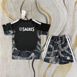26-27 Benfica Black GoalKeeper Kids Soccer Jersey