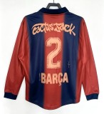 25-26 BAR Joint Edition Cactus Jack #2 BARCA Long Sleeve Fans Soccer Jersey*背后带名字号码