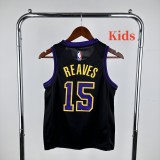 2024 LAKERS REAUES #15 Top Quality Hot Pressing Kids NBA Jersey