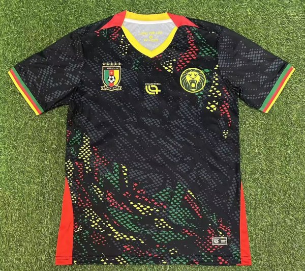25-26 Cameroon Black Training shirts