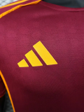 25-26 Roma Home Player Version Soccer Jersey