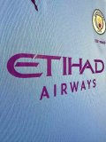 2019-2020 Man City Home Retro Soccer Jersey