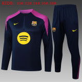 25-26 BAR High Quality Kids Half Pull Tracksuit