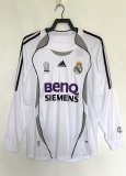 2006-2007 RMA Home Long Sleeve Retro Soccer Jersey