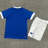 25-26 Cardiff City Home Kids Soccer Jersey 1:1 Thai Quality