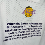 2026 LAKERS White Retro High Quality Casual T-Shirt #MN