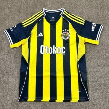 25-26 Fenerbahce Home Fans Soccer Jersey