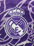 25-26 RMA Purple Special Edition Player Version Training Shirts (翻领龙)