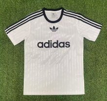 2025 AD Casual White Fans Training shirts *三叶草