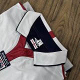 2004-2005 England Home Retro Long Sleeve Soccer Jersey