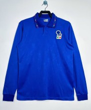 1994 Italy Home Long sleeves Retro Soccer Jersey