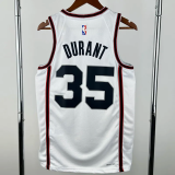 24-25 ROCKETS DURANT #35 White City Edition Top Quality Hot Pressing NBA Jersey