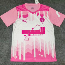 25-26 Morocco Pink White Special Edition Training shirts 1:1 Thai Quality