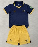 25-26 West Ham Third Kids Soccer Jersey