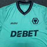 25-26 Wolves Away Fans Soccer Jersey 1:1 Thai Quality