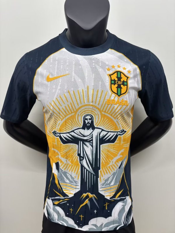 25-26 Brazil Special Edition Player Version Soccer Jersey