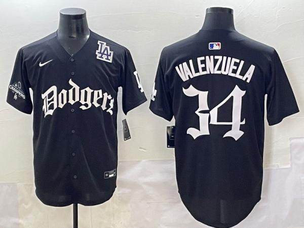 2025 MLB Los Angeles Dodgers New Pattern Jersey