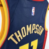 24-25 WARRIORS THOMPSON #11 Royal blue City Edition Top Quality Hot Pressing NBA Jersey