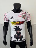 25-26 Japan White Special Edition Player Version Soccer Jersey *龙珠黑悟空