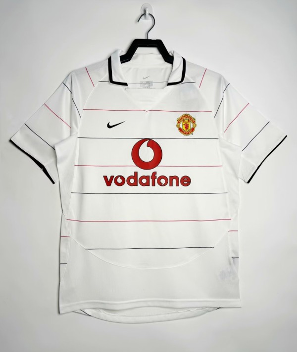 2003-2005 Man Utd Away Retro Soccer Jersey