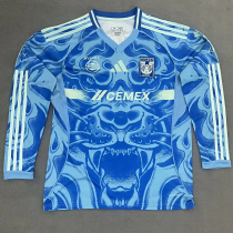 25-26 Tigres UANL Away Long Sleeve Soccer Jersey (长袖)