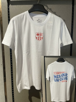 25-26 BAR White High Quality Casual T-Shirt #圆领红标