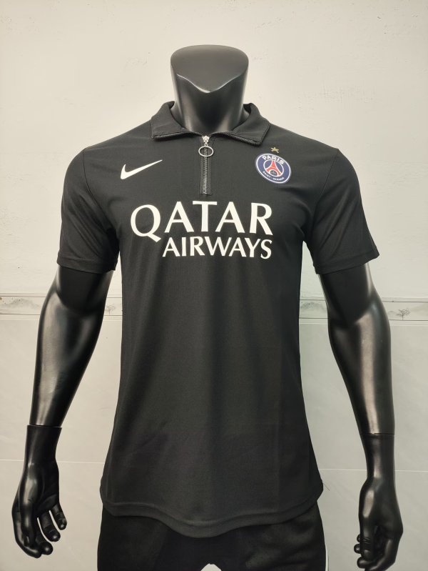 25-26 PSG Black Special Edition Player Version Soccer Jersey 1:1 Thai Quality