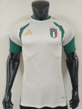 25-26 Italy White Green Player Version Training shirts