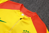 25-26 Brazil High Quality Half Pull Tracksuit