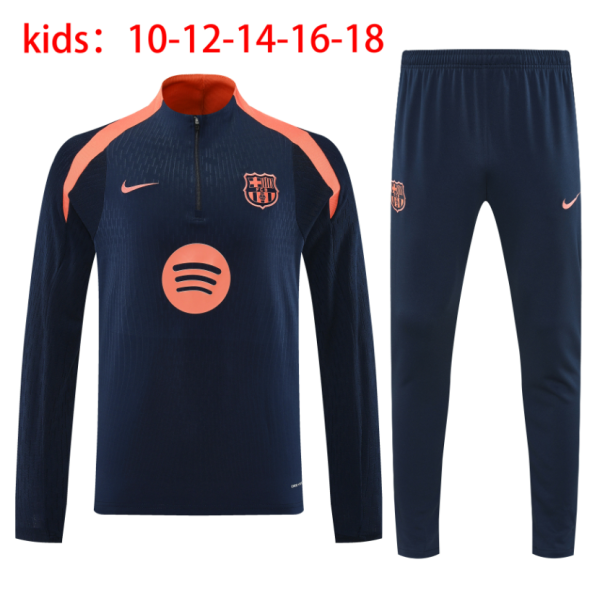 25-26 BAR High Quality Kids Half Pull Tracksuit