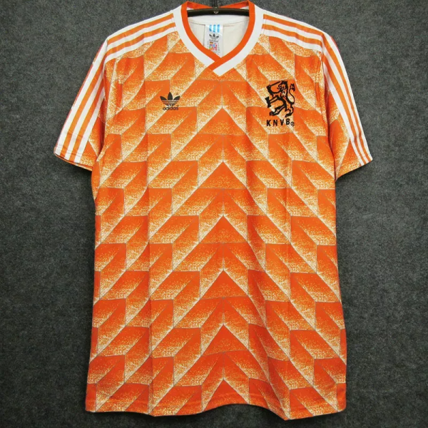 1988  NetherIands Home Retro Soccer Jersey