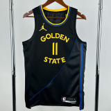 24-25 WARRIORS THOMPSON #11 Black Top Quality Hot Pressing NBA Jersey (Trapeze Edition) 飞人版