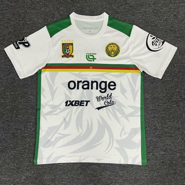 25-26 Cameroon White Training shirts