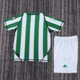 2003-2004 Real Betis Home Retro Kids Soccer Jersey