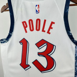24-25 Wizards POOLE #13 White City Edition Top Quality Hot Pressing NBA Jersey