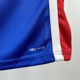 24-25 Kings FOX #5 Blue City Edition Top Quality Hot Pressing NBA Jersey