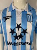1997-1998 Racing Club Home Retro Soccer Jersey