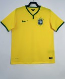 2014 Brazil Home Retro Soccer Jersey