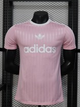 2025 AD Casual Light Pink Player Version Training shirts *三叶草