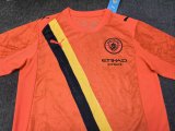 25-26 Man City Orange Goalkeeper Fans Soccer Jersey
