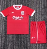 1997-1998 LIV Home Retro Kids Soccer Jersey
