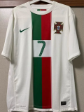 2010 Portugal Away Player Version Retro Soccer Jersey 1:1 Thai Quality*球员